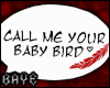 Call me your baby bird