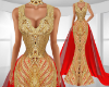 Gold and Red Lux Pageant