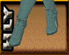 H*Blue fall boots
