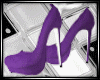 purple suede pumps