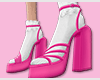 🎀Pink Shoes w Socks