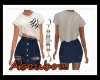 A/B Mini skirt jeans