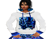 ICP blue white hoodie