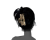BLK BUN -BR UCCI CLIP