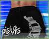 90'sTorn Shorts-Black V1
