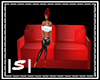 |S|Basic Sofa Red w/p