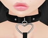 P! Collar Heart - Black