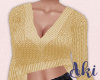 Aki Sweater Crop Top .Y