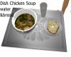 Dish Chicken Soup&bread