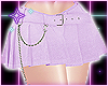 Mini Skirt+Chain Lilac