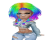 muti coloured hair