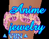 Jewelry anime pink