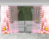 Pink flowers Curtain