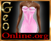 Geo Rachael Gown pink