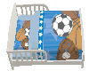 sport theme toddler bed