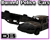 Burned Police Car