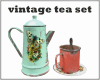 df : vintage tea set