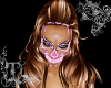 pink skull mask