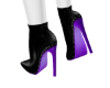 V+ Black Purple Boots