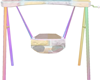 pastel baby swing