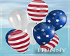 H. 4th July Balloons