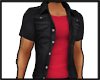 Red and Black Shirt