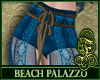 Beach Palazzo Blue