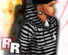 |R|Polo Hoodie St/Gray