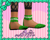 {L}Green Diamond Sandals