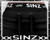 X Sinz Black Joggers X