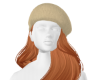 {TR} Beige Beret  Ginger