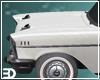 White Vintage Car