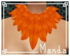 .M. Orange Fur Collar :F