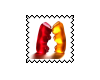Gummy love stamp