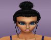 Black Hair Bun