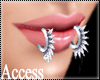 A. S. Spiked Lip Ring 3