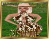 Cowgirl dress hat +boots