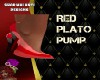 DM:RED PLATO PUMPS