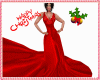 Red Gown With Acc.