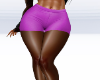 Lilac shorts w stocking