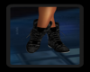 {lj} Denim Black boots