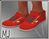 Spring sneakers red