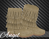 AM♥ Khaki Fringe Boots