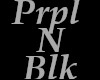 IS - Prpl Blk Ftn Couch