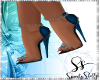 {SS} Blue Gown Heels