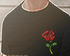 Black rose Tee