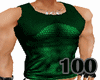 100*CAMISETA GREEN MUSCL