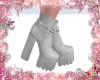 Punkie boots white