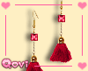 Valen Crimson Earrings