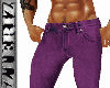 (M) Skinny Jeans -Purple